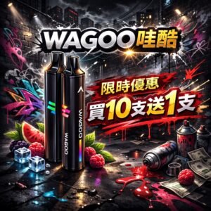 WAGOO哇酷拋棄式6500口🪄KIS5號高端子品牌(任選10隻送一隻口味請備註)